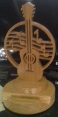 Guitar Business Card Holder