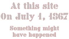 Something might have happened plaque