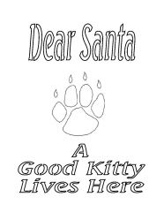 Santa kitty
