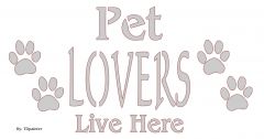 Pet lovers pattern