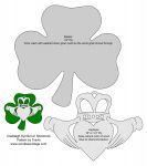 Claddagh with Shamrock
