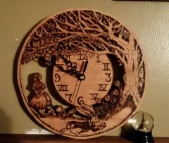 Alice In Wonderland Clock