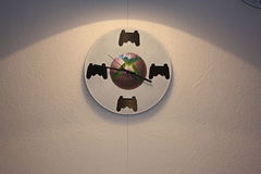 White Gamer Clock