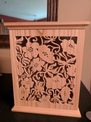 Lightbox made from an adapted pattern by Sue Mey