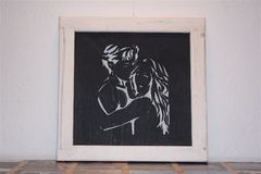 Couple Embraces