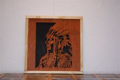 Native Chief Framed