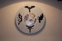 Angel Vinyl Clock