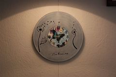 Vinyl Believe Clock