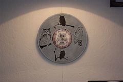 Owl Clock Vinyl