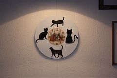 Pussy Cat Clock