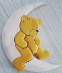 Intarsia Bear
