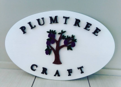 Plumtree Craft Sign