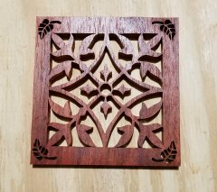 Padauk Trivet