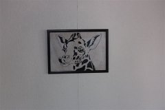 Girraffe Framed
