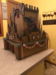 another pic of the card box castle