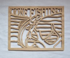 Gone Fishing sign