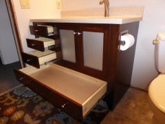 Vanity (poplar, stain, polyurthane)