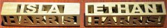 Name blocks for Isla and Ethan