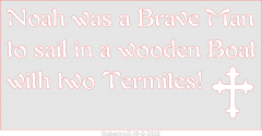 Church sign 1 Termites