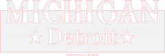MICHIGAN Detroit plaque