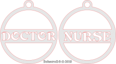 Doctor & Nurse ornaments
