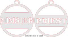 Minister & Priest ornaments