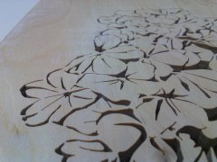 Gift card with flowers