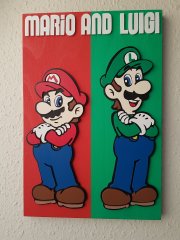 Mario and Luigi poster
