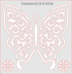 Butterfly plaque