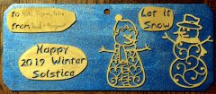2019 Annual Wooden Card