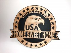 God Bless the USA Eagle