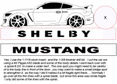 2019 Mustang Shelby Clock