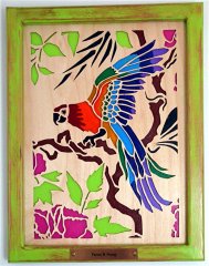 Parrot & Peony