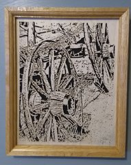 Wagon Wheels from pattern by Jim Blume.